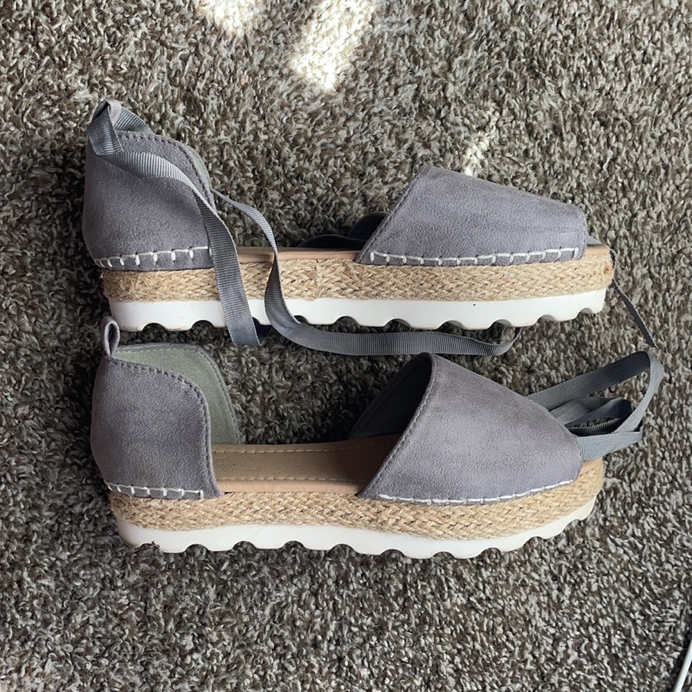 Women’s lace up wedge sandals